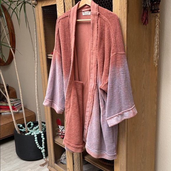 Free People Lola Ombre Sweatshirt Cardi - Picture 12 of 15